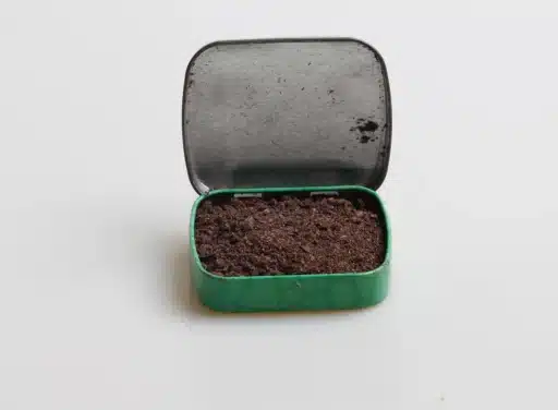 Tobacco in green case