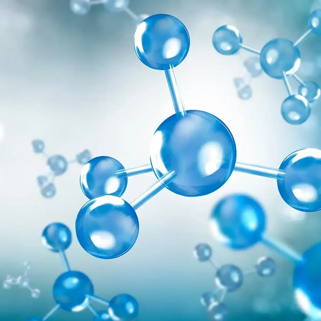 Blue molecules