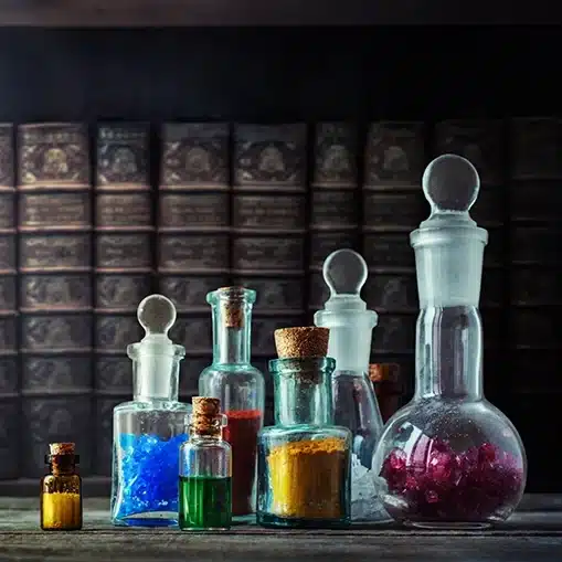 Books and potions